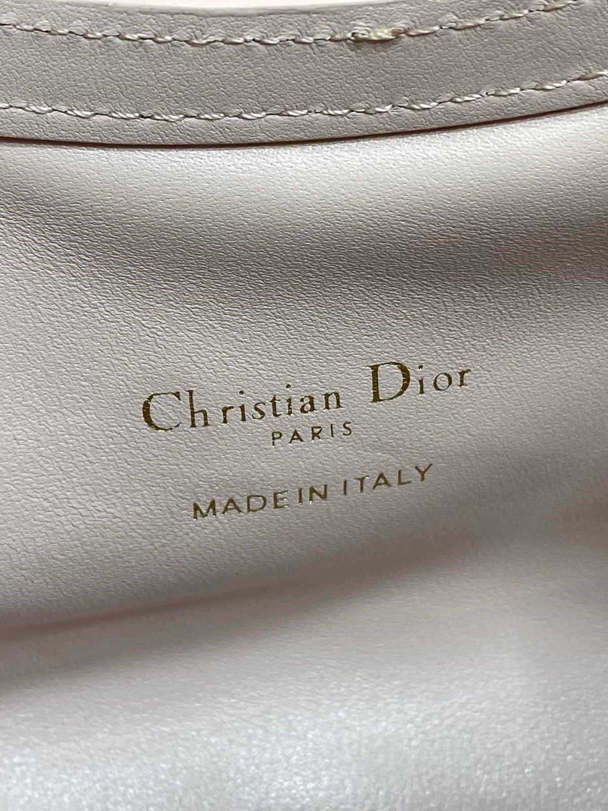 DIOR 25S JOLIE TOP HANDLE MINI BAG 18 IN BABY PINK CALFSKIN GOLD HARDWARE