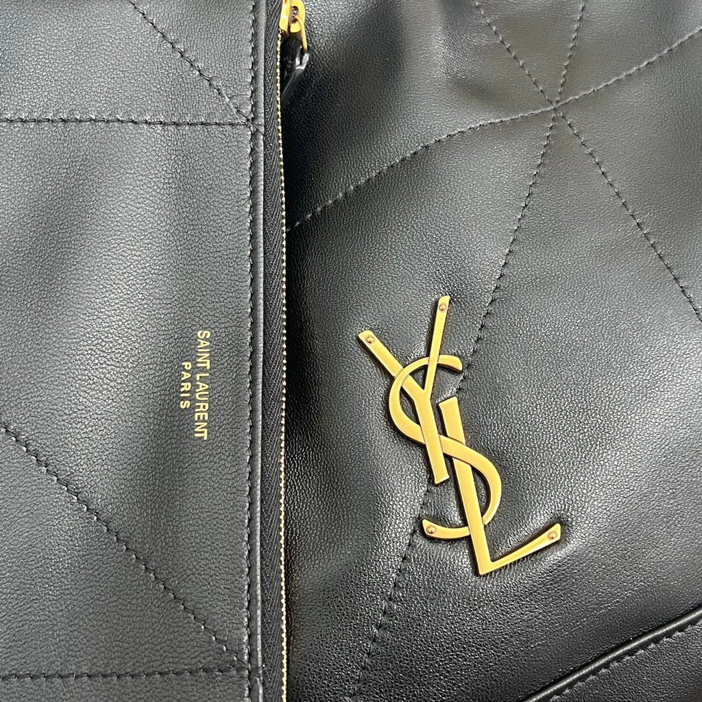 JAMIE POCHON 38 IN BLACK LAMBSKIN GOLD HARDWARE