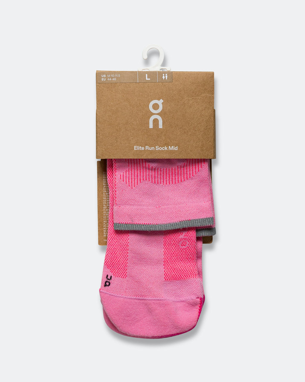 Elite Run Sock Mid - Raspberry/Pink