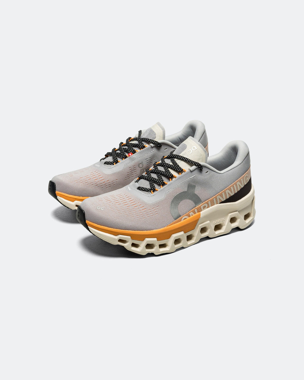 Mens Cloudmonster 2 - Glacier/Tangerine
