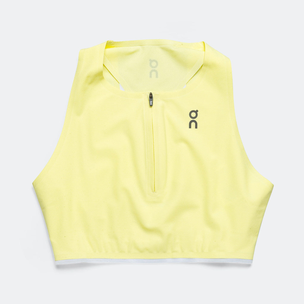 Womens Race Crop - Limelight